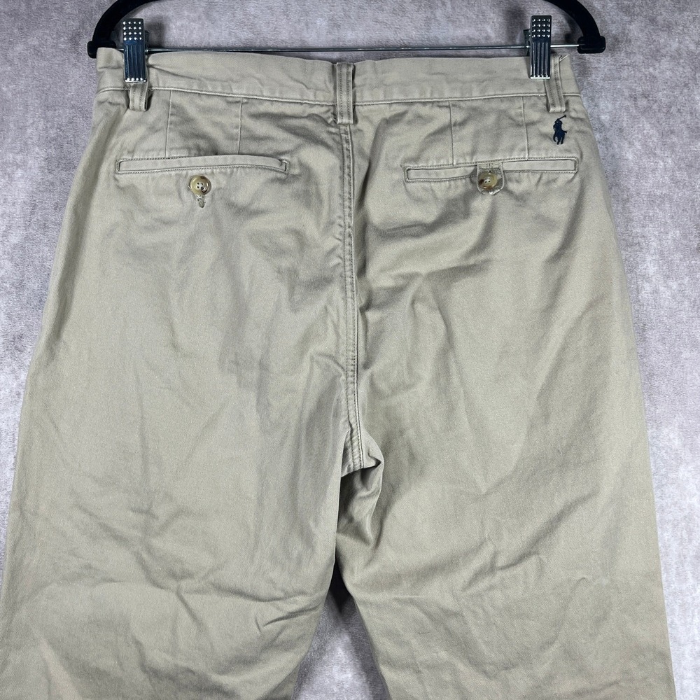 Polo Ralph Lauren Pants Mens 30X32 Tan Classic Cotton Twill Classic Fit‎ Preppy - Picture 5 of 13